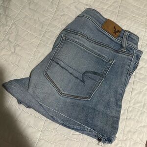 American Eagle Outfitters Light Blue Denim Shorts